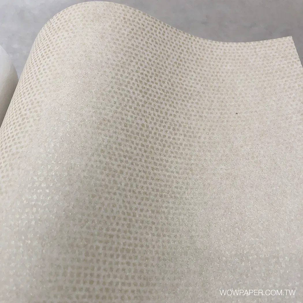 輕奢手繪小點 壁紙(杏)