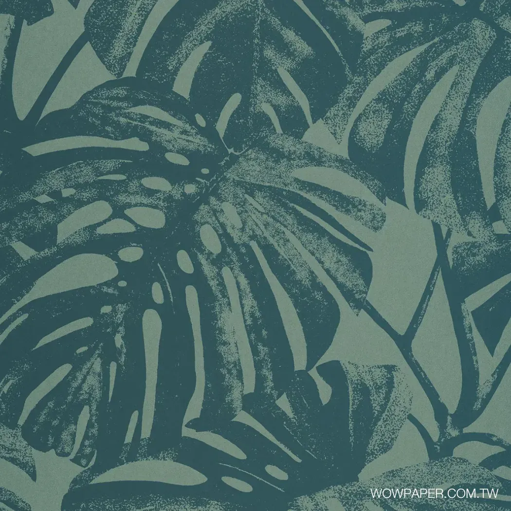 龜背竹葉 壁紙(綠)