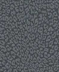 現代豹紋布 壁紙(灰黑)