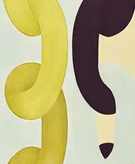 鎖鏈 壁畫(黄)