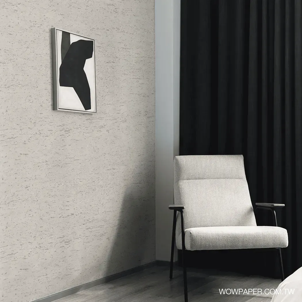 礦質個性泥牆 壁紙(米灰)