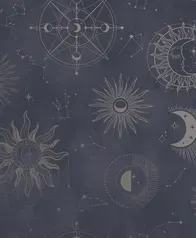 占星天體 壁紙(藏青)