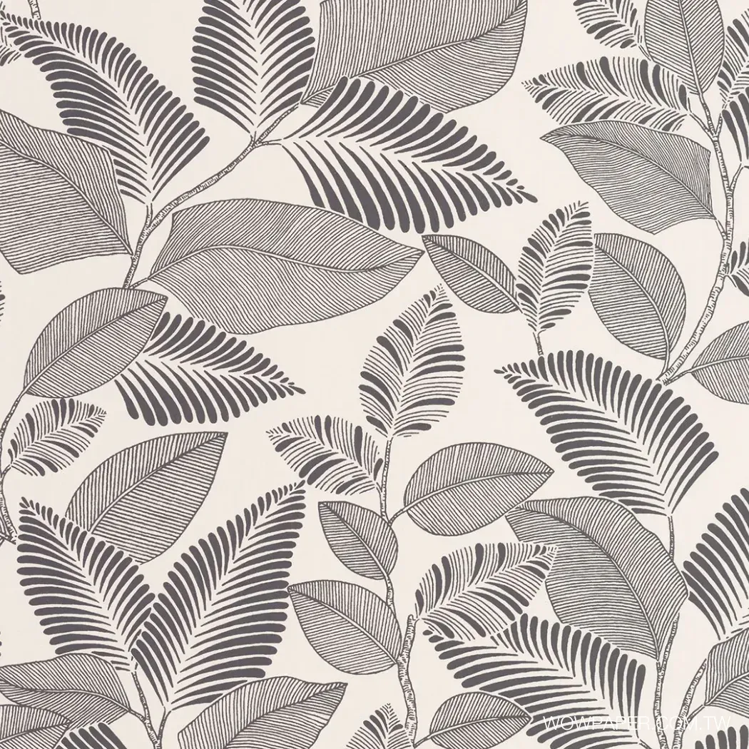 纏繞的藤蔓 壁紙(灰黑)