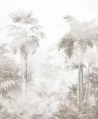 霧中雨林 壁畫(暖灰)
