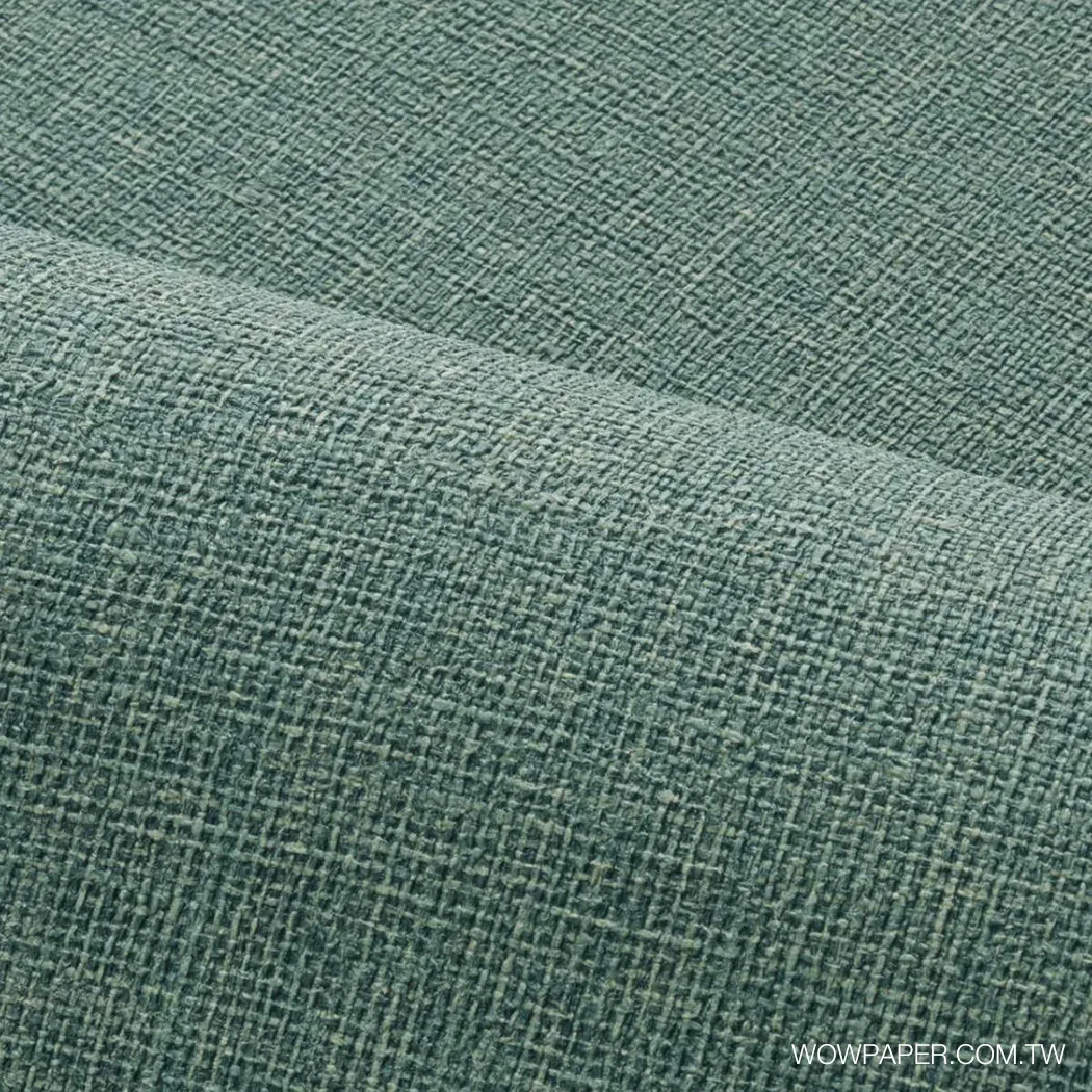 黄麻織紋 壁紙(綠)