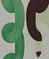 鎖鏈 壁畫(綠)