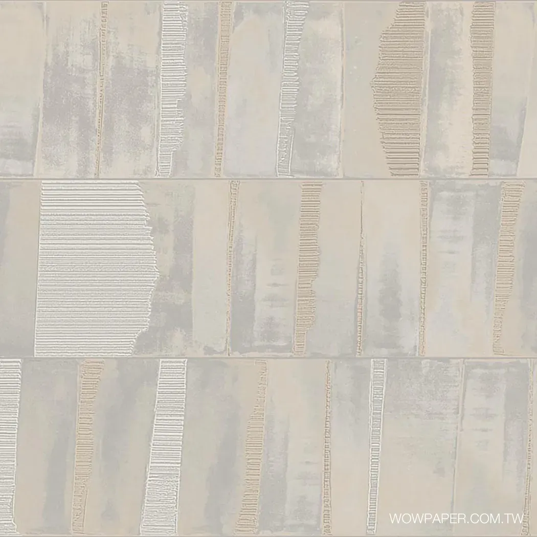 藍寶堅尼-斑駁拼縫工藝 壁紙(粉灰)