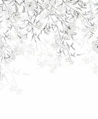鐵線蓮 壁紙(灰)
