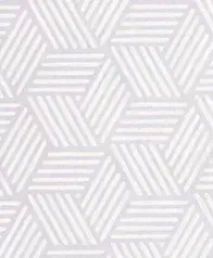 藤紋組合幾何 壁紙(珍珠白)