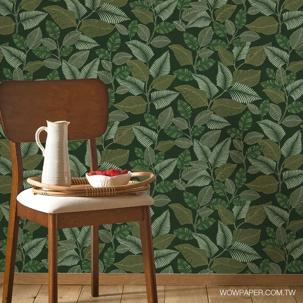 纏繞的藤蔓 壁紙(綠)