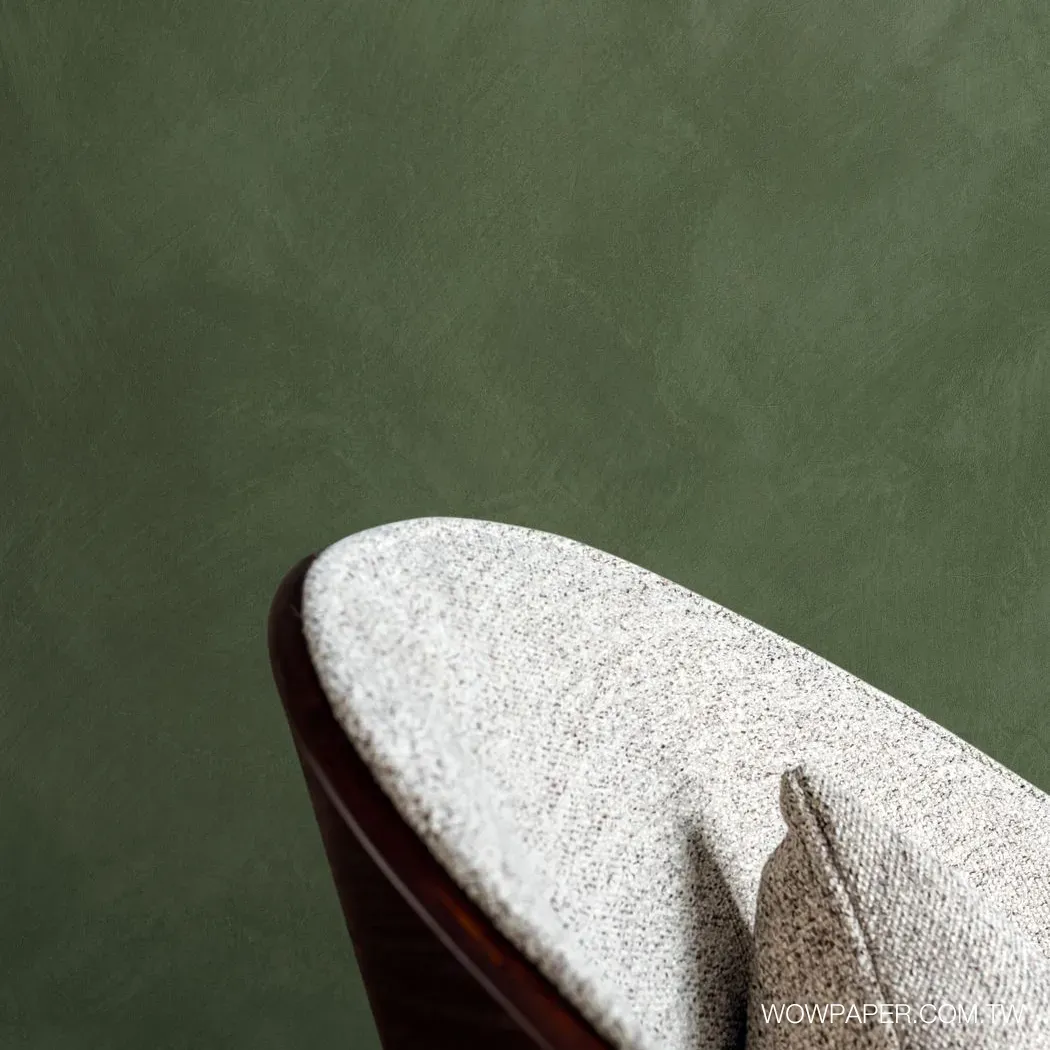 藝術泥灰牆 壁紙(濃抹茶)
