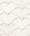 心形車縫皮革紋 壁紙(白)