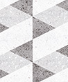 摩登磨石子牆 壁畫-暖灰S型