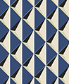 幾何藝術 壁紙(深藍)