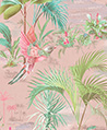 棕櫚鳥林 壁紙(粉色)