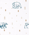灰熊與鹿 壁紙