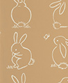 可愛兔子 壁紙(奶茶色)