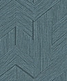 藝術線條織布 壁紙(藍)